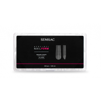 Semilac Acrylgel nail form Square 120szt.